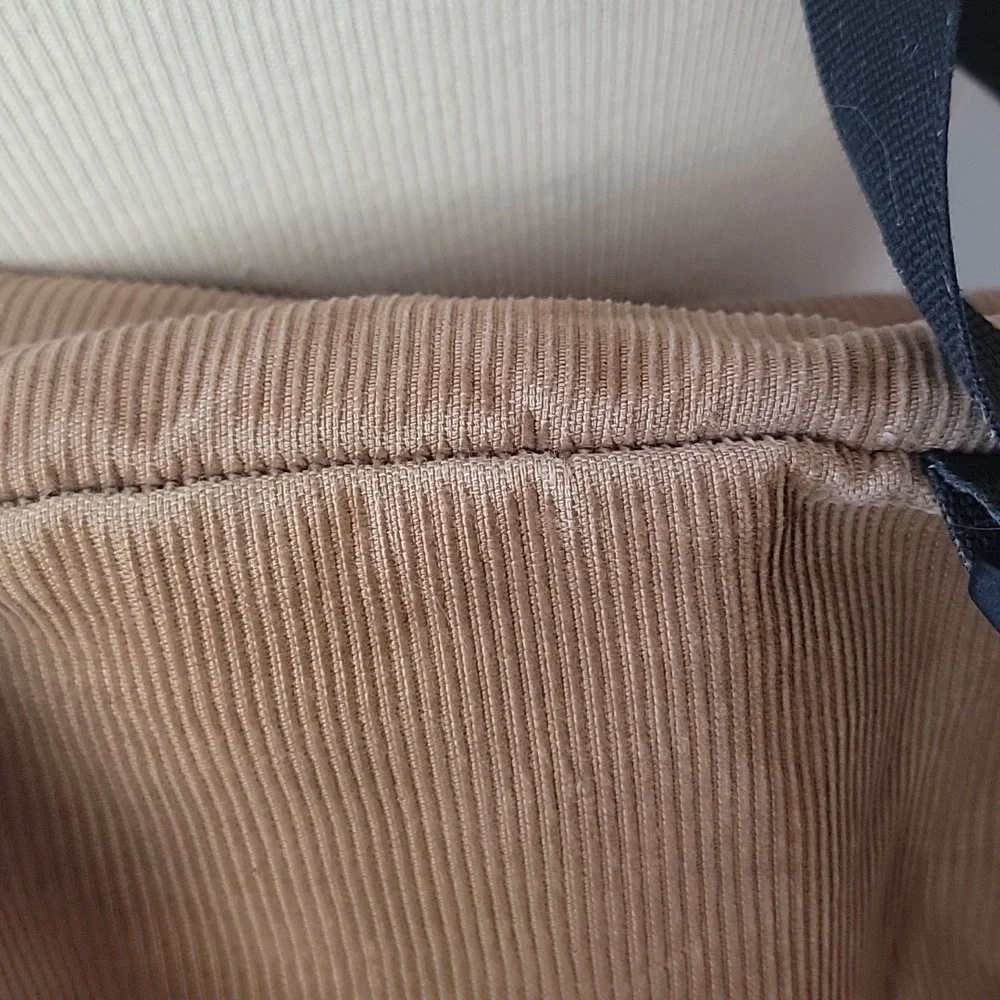 JANSPORT Half Pint VTG Mini Tan Corduroy Y2K 90s Academia Purse Small Backpack - Picture 10 of 12